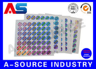 Cor do arco-íris adesivos de vinil personalizados adesivos holográficos personalizados adesivos de segurança holográficos