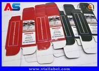 Caixas de cartão pequenas 10ml ePeptidee do produto feito sob encomenda Vial Box Rainbow Laser Color