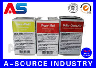 Caixas personalizadas do tubo de ensaio do ISO 9001 Pharma 10ml para o armazenamento, impressão regular