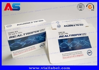 Embalagem de caixa de frasco de 2 ml para impressão de design farmacêutico Somatropina Hcg com etiqueta