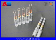 Ampolas de vidro farmacêuticas para injeção com anel verde/amarelo