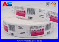 O vidro farmacêutico esparadrapo Vial Labels, garrafa 15ml plástica etiqueta a impressão feita sob encomenda