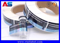 Tipo holográfico de 10ml Vial Labels And Boxes Customized para a impressão da garrafa de vidro