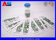 Impressão de etiqueta de medicamento para frasco personalizado de 10ml, adesivo forte e à prova d'água