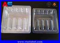 Caixa de Embalagem Farmacêutica de Impressão Azul Metálica para Ampolas e Bolhas de 1 ml