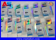 Empacotamento farmacêutico de caixa azul de Gen Rx Deisgn do Euro de Primobolan 10ml Vial Boxes Laser Holographite Printing