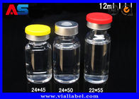 os tubos de ensaio de vidro pequenos da garrafa de vidro do conta-gotas 10ml com conta-gotas lançam fora dos selos para a embalagem do óleo essencial