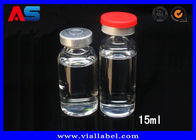 Recipientes de vidro pequenos tubulares farmacêuticos azuis/brancos/pretos de 3ml 15ml com tampas