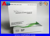 Folha de prata de empacotamento da caixa da medicina de papel metálica para a hormona de crescimento das injeções de Hcg