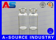 10ml tubos de ensaio de vidro diminutos ambarinos tubo de ensaio e bujões de vidro médicos