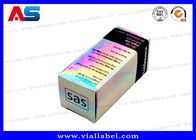 Caixas pequenas holográficas do tubo de ensaio 10ml/caixas amigáveis empacotamento farmacêutico de Eco