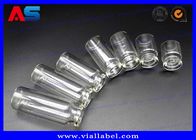 A injeção farmacêutica lubrifica os tubos de ensaio de vidro do laboratório transparente com tampão 10mL 300pcs/lote