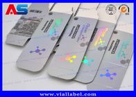 Caixas e etiquetas de vidro holográficas dos tubos de ensaio do conta-gotas do laser 15ml