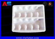 10 empacotamento plástico da bolha do ANIMAL DE ESTIMAÇÃO branco dos tubos de ensaio 2ml