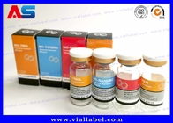 A garrafa de vidro adesiva forte da farmácia dos ePeptidees dos tubos de ensaio 30ml etiqueta caixas