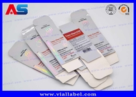 Caixas farmacêuticas do tubo de ensaio da injeção 10ml dos ePeptidees anabólicos/testosterona de papel pequena Decanoate das caixas de armazenamento