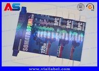3mL Vial Box Human Gro com impressão de cor das caixas farmacêuticas da hormona multi