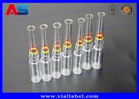 Ampolas de vidro farmacêutico de 1 ml 2 ml 5 ml 10 ml com anéis de cor Panton