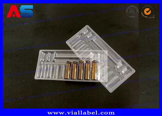 Bolha plástica farmacêutica que empacota para o tubo de ensaio de vidro esteroide dos tubos de ensaio 3pcs 2mL/10pcs 2ml + 10ml