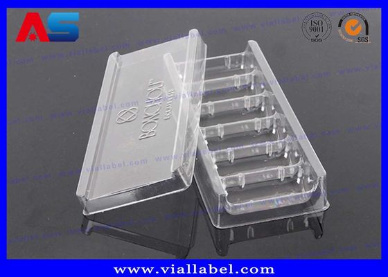Tray Packaging Medication Blister Packs transparente claro para os tubos de ensaio de vidro, grava palavras empola