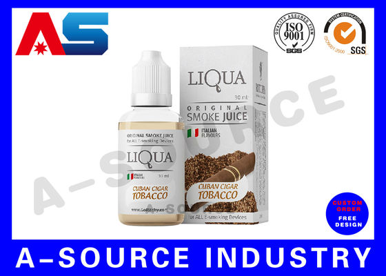 O líquido eletrônico do suco e do cigarro encaixota o holograma feito sob encomenda que imprime 30/50ml