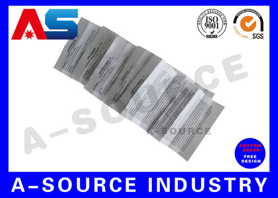 Impressão de Autocolantes de Vinil Impressão Farmacêutica de rótulos de Propionato de Peptídeo para frascos de 2ml