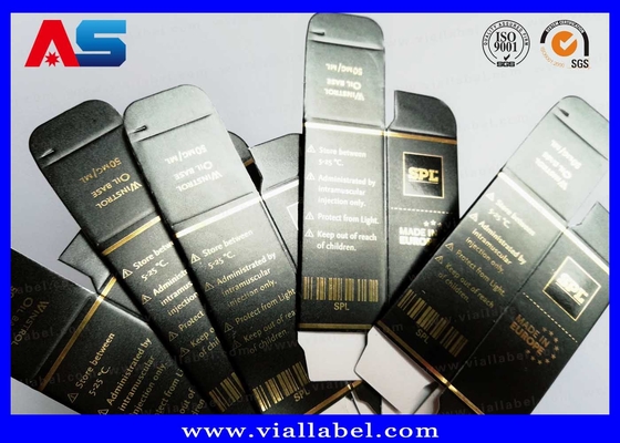 Caixa de embalagem de papel de peptídeos, Caixa de peptídeos para ampolas de 1 ml e frasco 2 ml Caixas para frascos de 10 ml