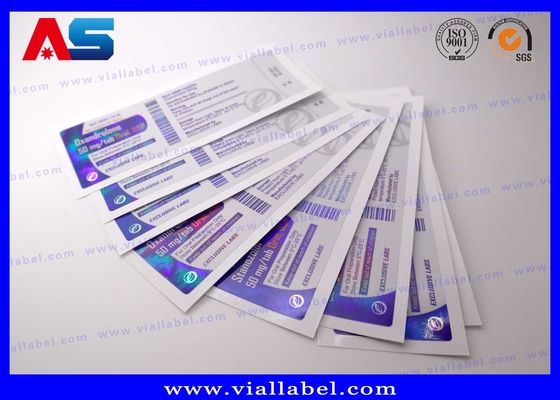 CMYK etiquetas de frascos de péptidos para remédios garrafas de vidro autocolantes fábrica de impressão impermeável Adesivo forte