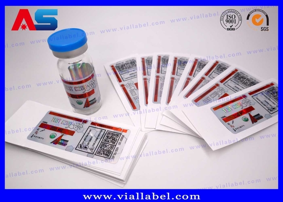 CMYK etiquetas de frascos de péptidos para remédios garrafas de vidro autocolantes fábrica de impressão impermeável Adesivo forte