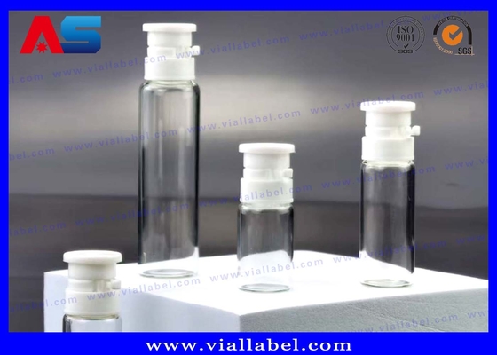 Óleos de beleza 2 ml 3 ml 5 ml 10 ml Bloqueio superior frascos de vidro pequenos com tampa fácil de arrancar