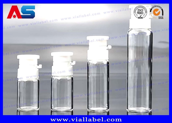 Óleos de beleza 2 ml 3 ml 5 ml 10 ml Bloqueio superior frascos de vidro pequenos com tampa fácil de arrancar