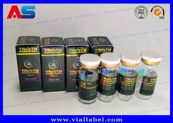 Custom Free Design 10ml Caixas de garrafas para rótulos e frascos Embalagem caixa de embalagem de medicamentos