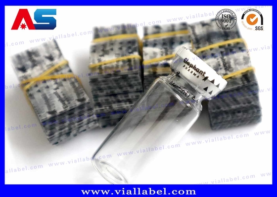 Etiqueta termorretrátil PETG/PVC para vedação de tampa de garrafa de vidro ou plástico de 10 ml