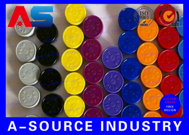 10 mL frascos para frascos Violeta Flip Off Cap Gravado Design personalizado Para Farmácia estéril frasco flip off caps