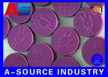 10 mL frascos para frascos Violeta Flip Off Cap Gravado Design personalizado Para Farmácia estéril frasco flip off caps