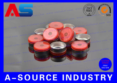 Alumínio Vermelho 20mm Flip Off Cap Química Farmacêutica Alumínio Garrafas Caps aceito personalizado