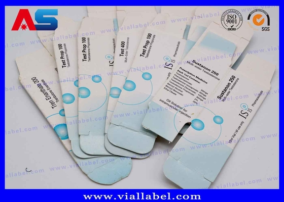 Glossy / Matt Bio Custom 10 ml Caixa de frasco para frasco de cartão Caixas de mudança para laboratório Caixas de teste para frasco para frasco