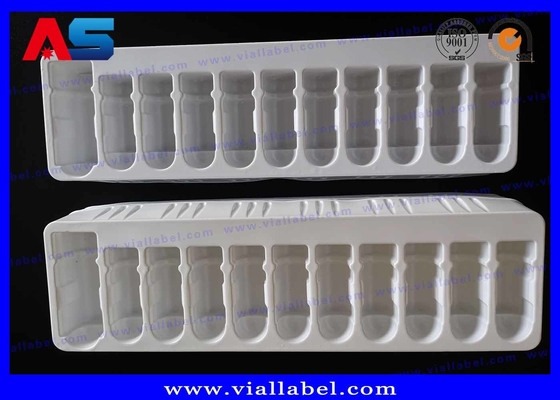 Blisters baratos de bandeja de plástico PET branco com frasco de 2 ml e garrafa de 10 ml