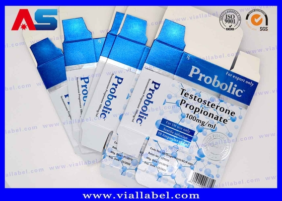 Bodybuilding Propionato 1 ml Caixas de Ampola Impressão Farmacêutica Caixas de Design para frascos pequenos