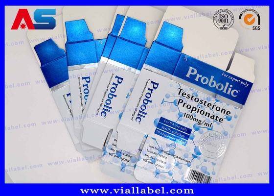 Bodybuilding Propionato 1 ml Caixas de Ampola Impressão Farmacêutica Caixas de Design para frascos pequenos