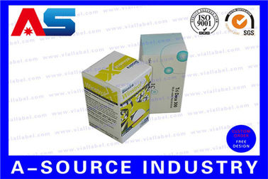 Glossy / Matt Bio Custom 10 ml Caixa de frasco para frasco de cartão Caixas de mudança para laboratório Caixas de teste para frasco para frasco