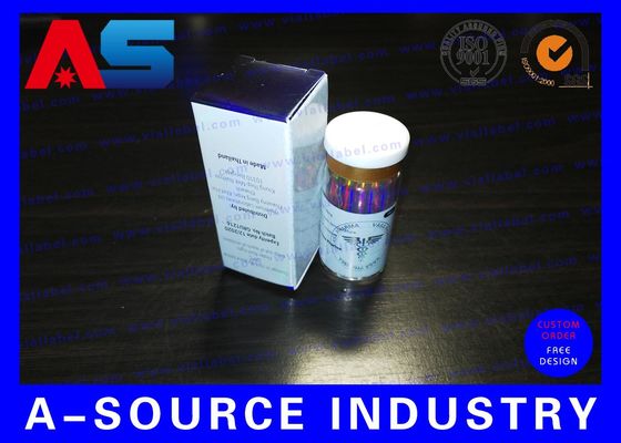 Rótulos de Embalagem Farmacêutica de Marca para Caixas Impressão CMYK Design Profissional / frascos de peptídeos