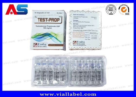 Enan personalizado 5 Amp de 1 ml Caixa de embalagem farmacêutica e bolhas com logotipo personalizado