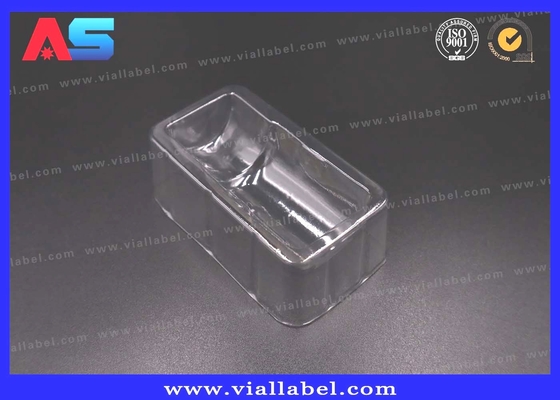 Embalagem do frasco para frasco de 10 ml Caixa médica de plástico transparente para vacinas, frasco para injecção Embalagem em bolhas