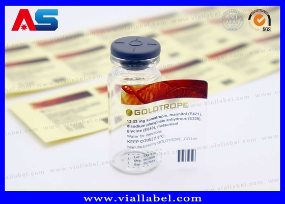 Rótulos de frascos transparentes de 10 ml Claros de frascos de 10 ml