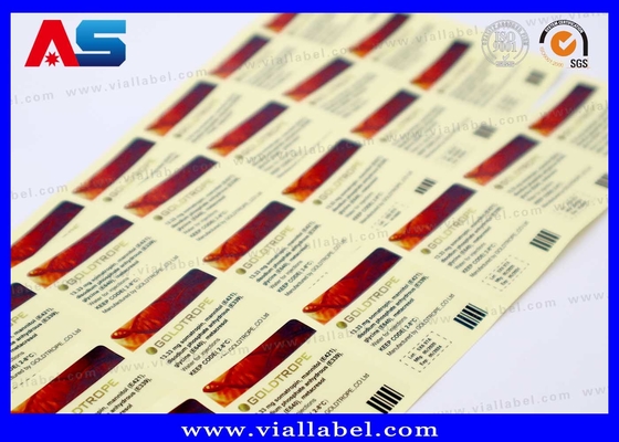 Rótulos de frascos transparentes de 10 ml Claros de frascos de 10 ml