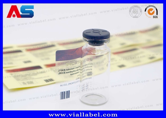 Rótulos de frascos transparentes de 10 ml Claros de frascos de 10 ml