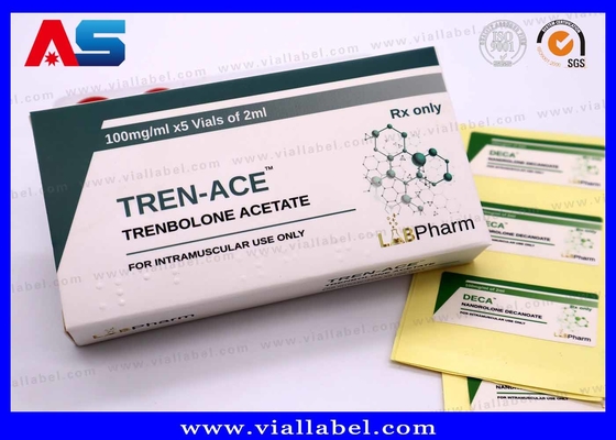 Caixas de frascos de 10 ml para embalagens farmacêuticas Impressão holográfica Vendas diretas ecológicas Personalizáveis Entrega rápida