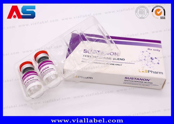 Embalagem em bolhas de plástico personalizável para injecções farmacêuticas 10 ml Caixa Mock Up Disponível