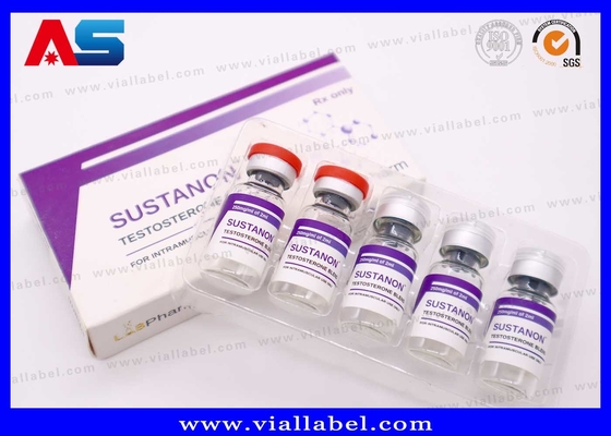 Embalagem em bolhas de plástico personalizável para injecções farmacêuticas 10 ml Caixa Mock Up Disponível